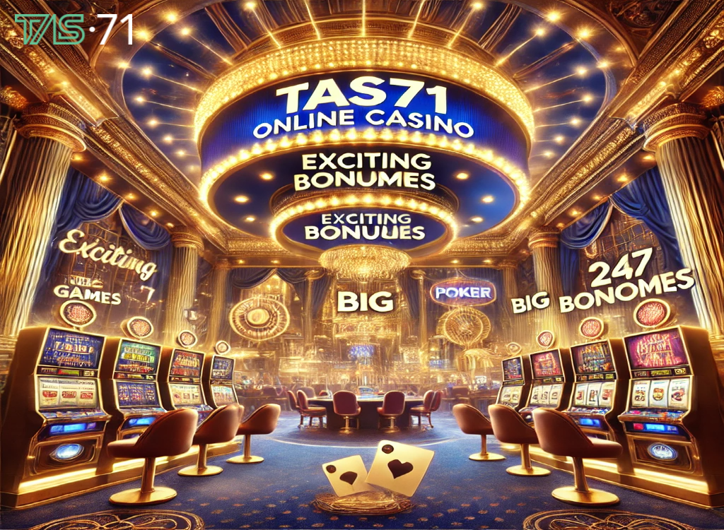 a casino with a large round ceiling with cards and a large round ceiling with a blue carpet